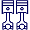Fabricación de pistones (mecanizado, soldadura, pintura)